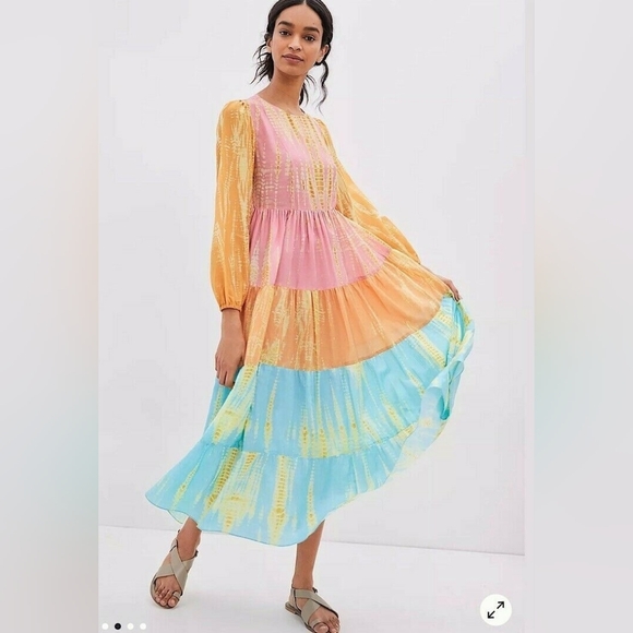 Anthropologie Dresses & Skirts - Anthropologie Kavita Bhartia Lukjana Tiered Maxi Dress